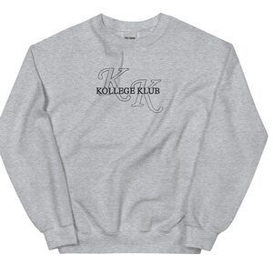 University of Wisconsin Minnesota Kollege Klub Crewneck Sweatshirt Grey size XL